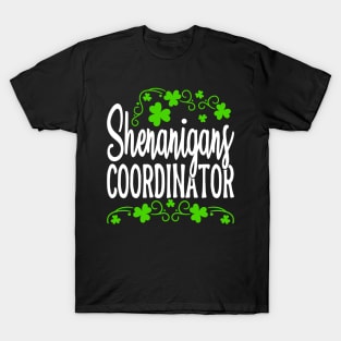 Shenanigans Coordinator Funny Teacher St Patricks Day T-Shirt